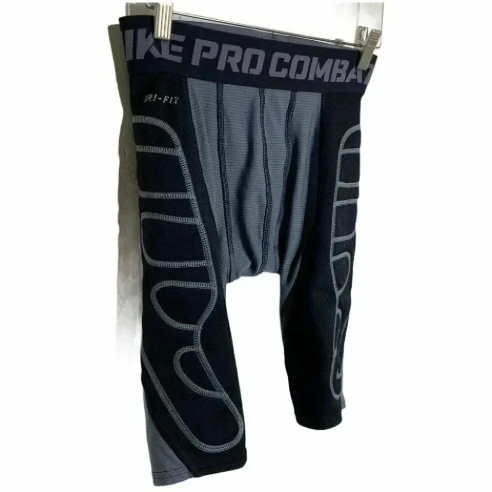 Nike S  black & gray baseball sliding shorts‎